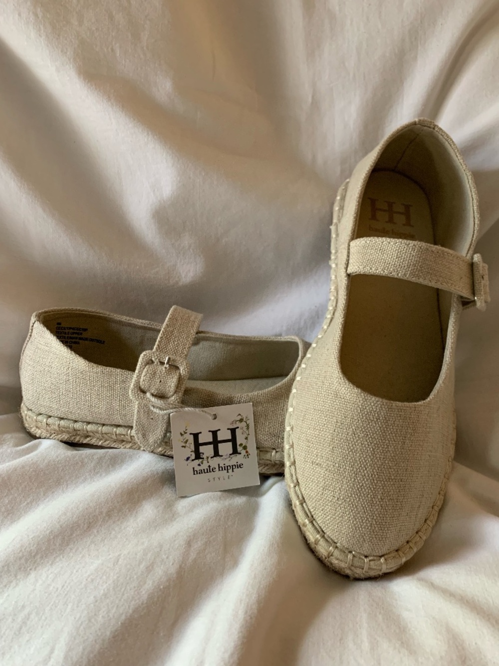 Haute Hippie 'Cecily' Mary Jane style espadrille flats